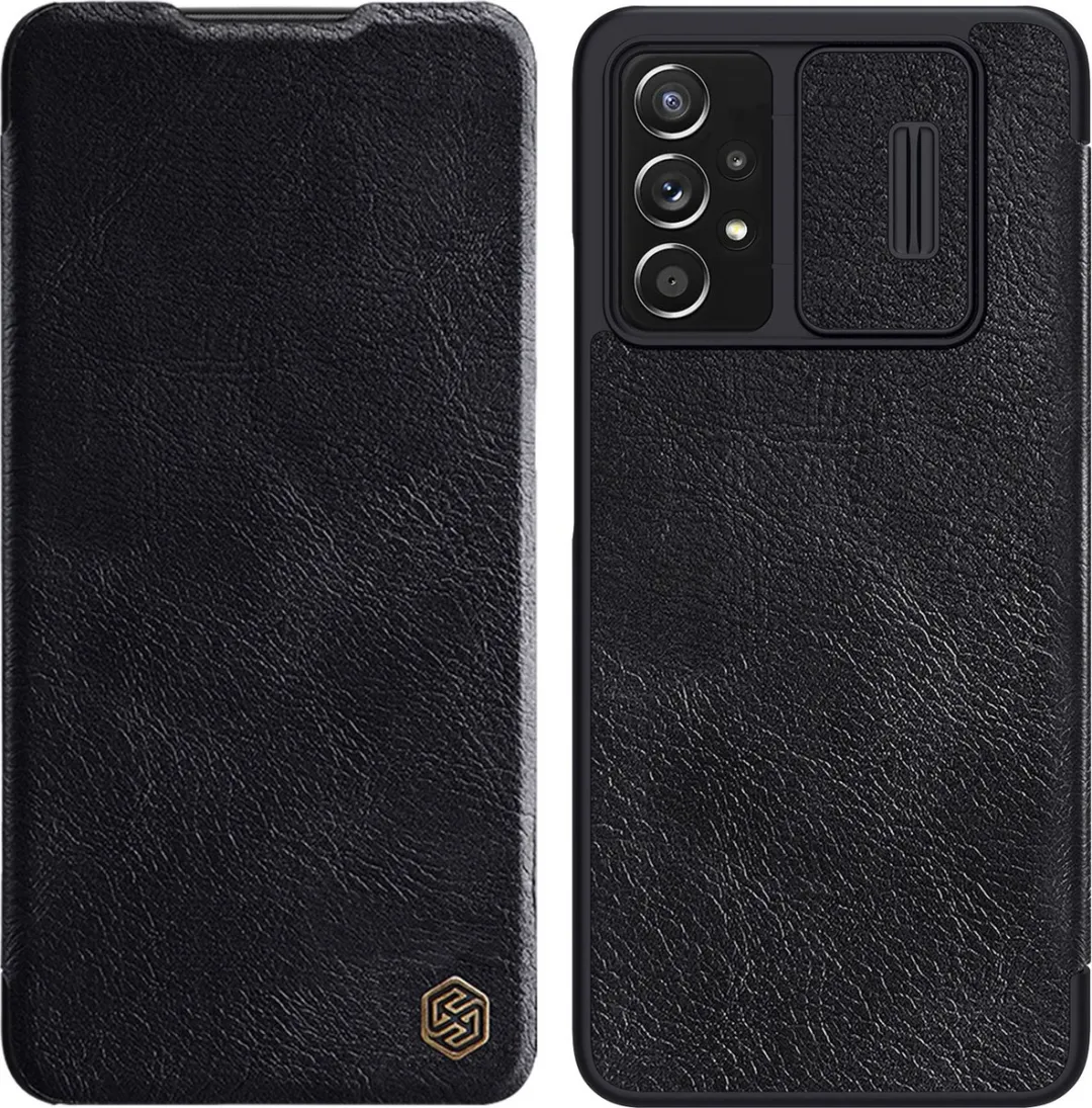 Nillkin Qin Leren Holsterhoes Samsung Galaxy A73 - Zwart - afbeelding 4 van 6