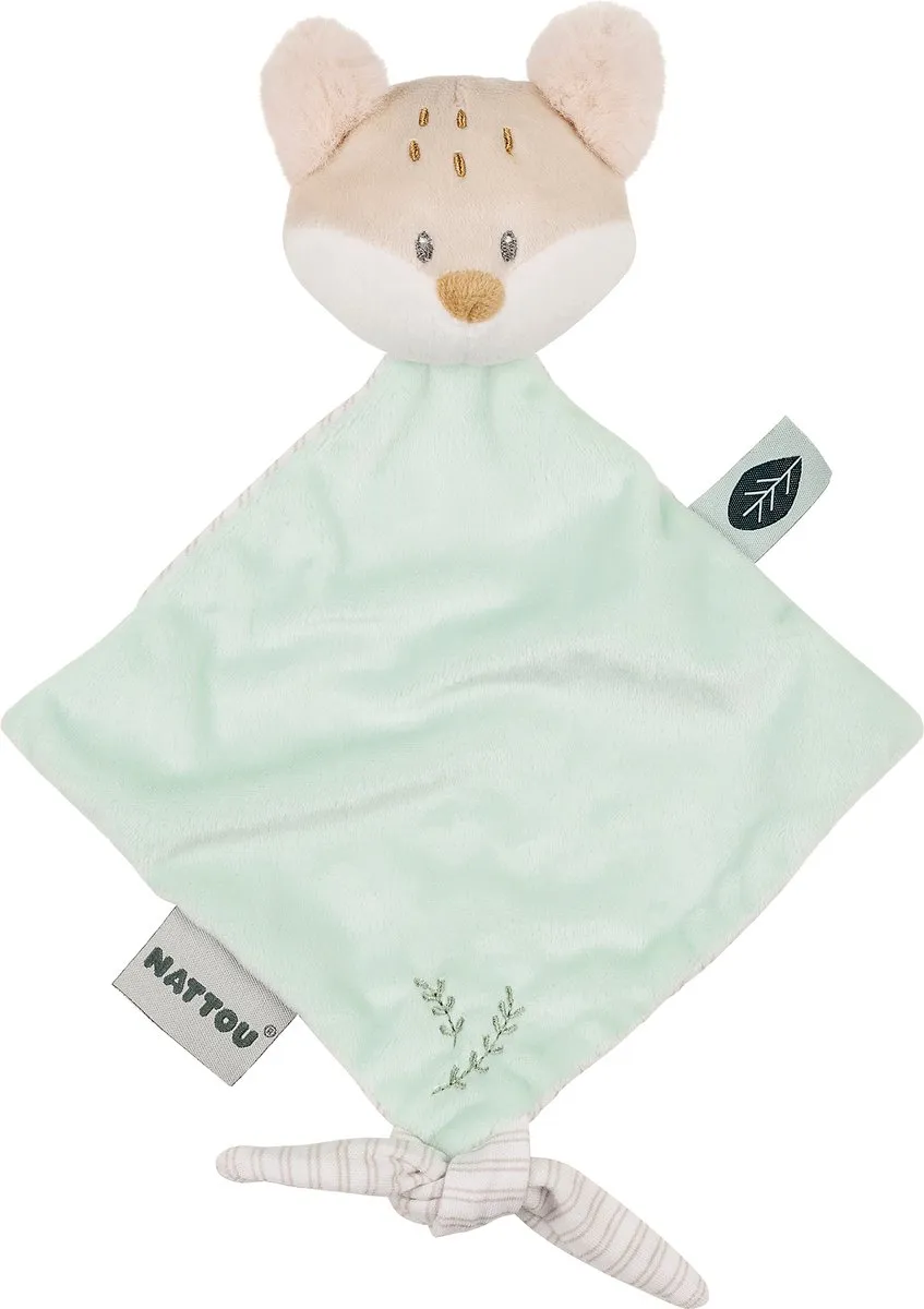 Nattou FLO ERNEST & OLI Mini Knuffeldoekje Vos 19cm