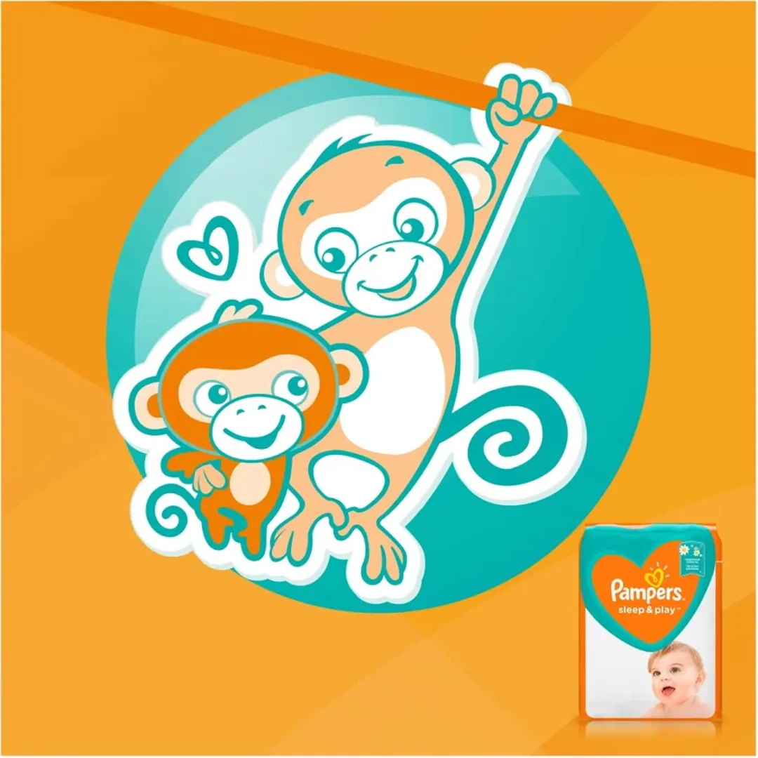 Pampers Sleep & Play Maat 4 - 14 Stuks