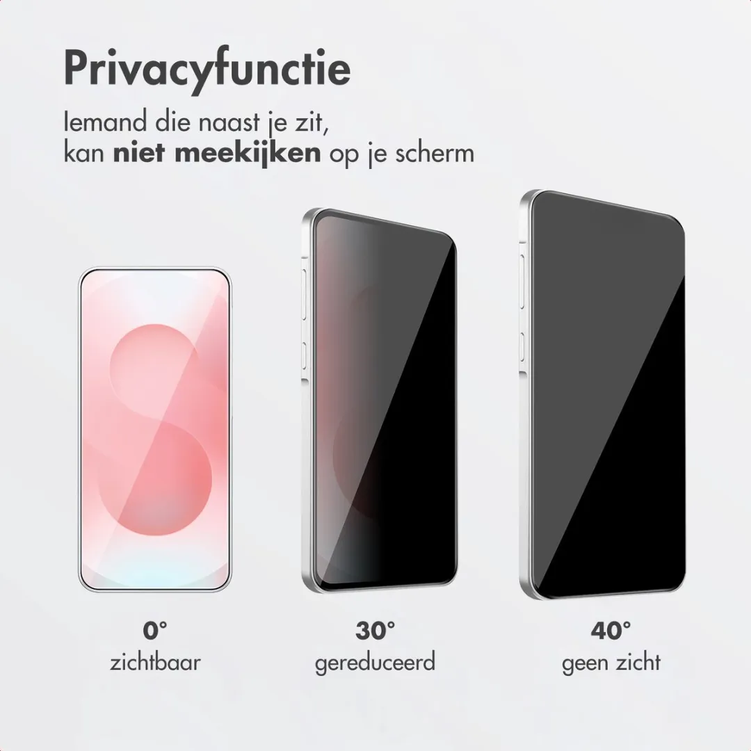 Accezz Screenprotector Samsung Galaxy S26 - Gehard Glas Privacy