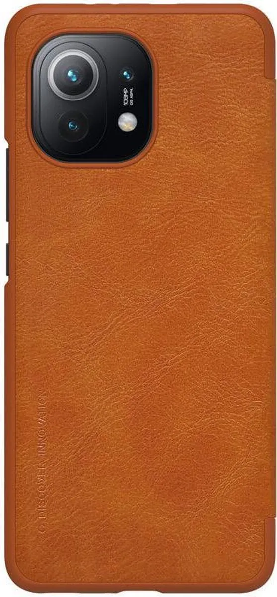 Nillkin Qin Series Book Xiaomi Mi 11 Hoesje - Bruin