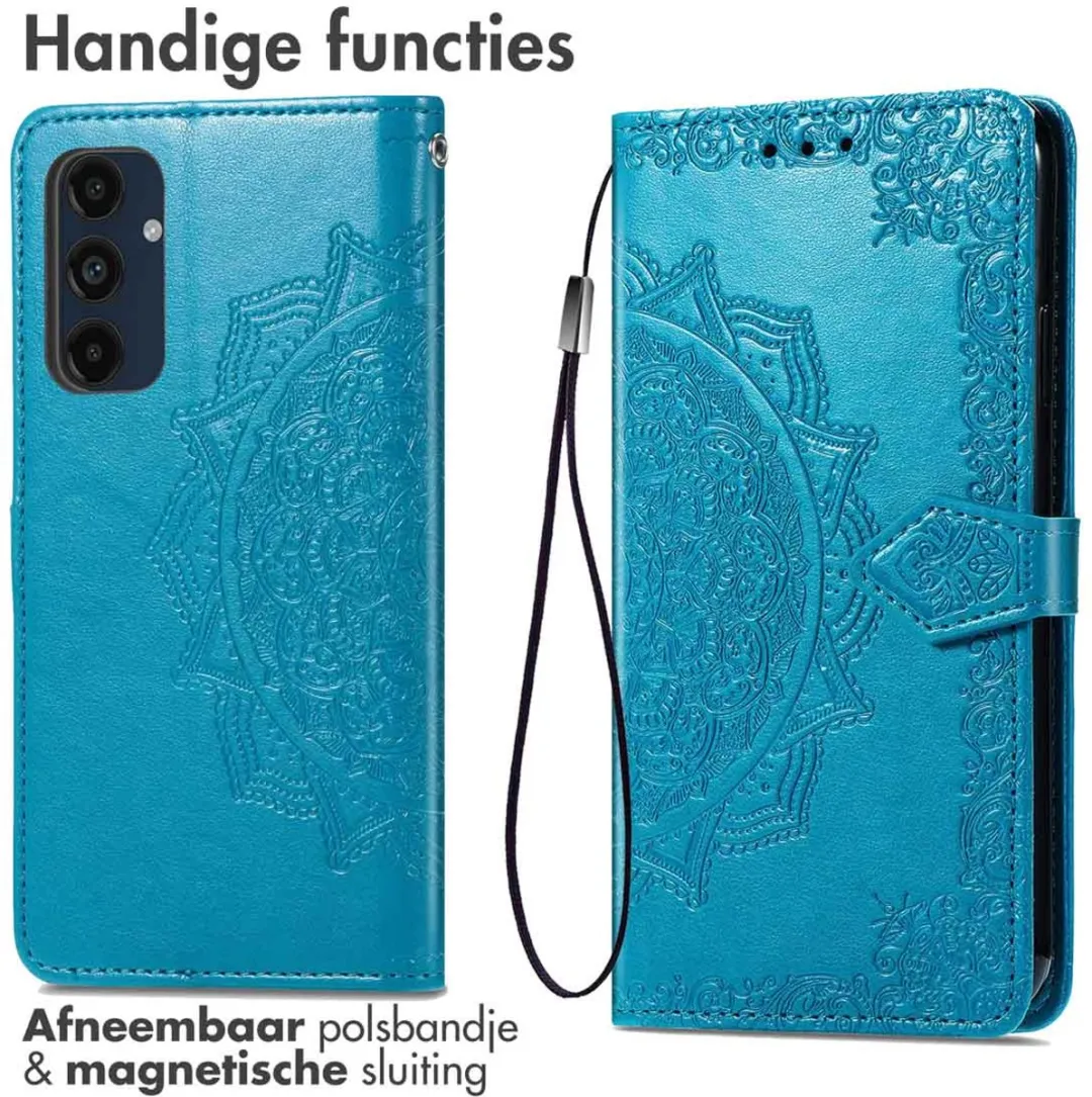 Imoshion Hoesje Samsung Galaxy S24 FE - 3 Pasjes - Turquoise