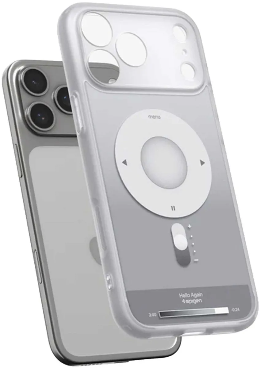 Spigen Ultra Hybrid Backcover ACS10355 - iPhone 17 Pro - Zilver - afbeelding 6 van 6