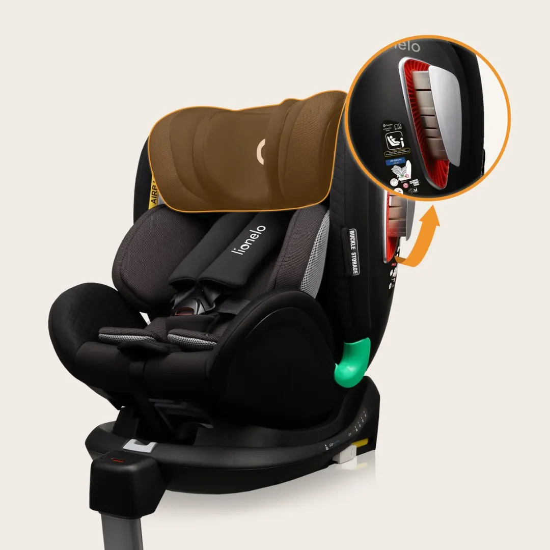 Lionelo Antoon Plus Autostoel 360° - 0-18 kg - Zwart