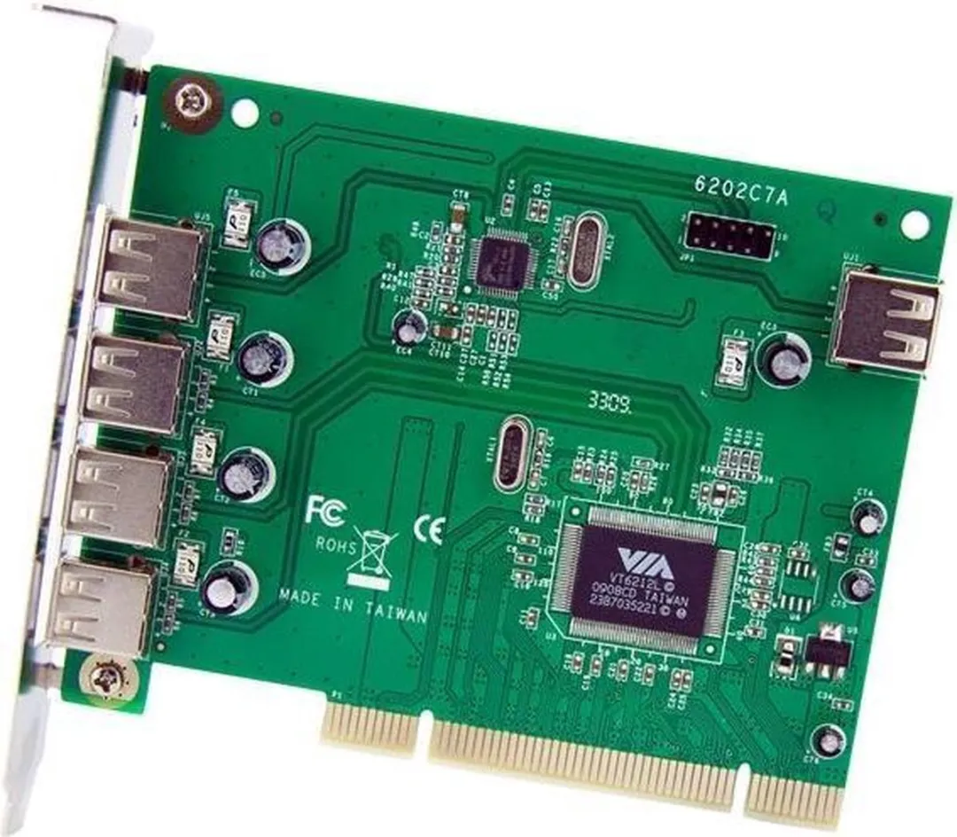 Startech PCIUSB7 7-poort PCI USB Adapter - Groen