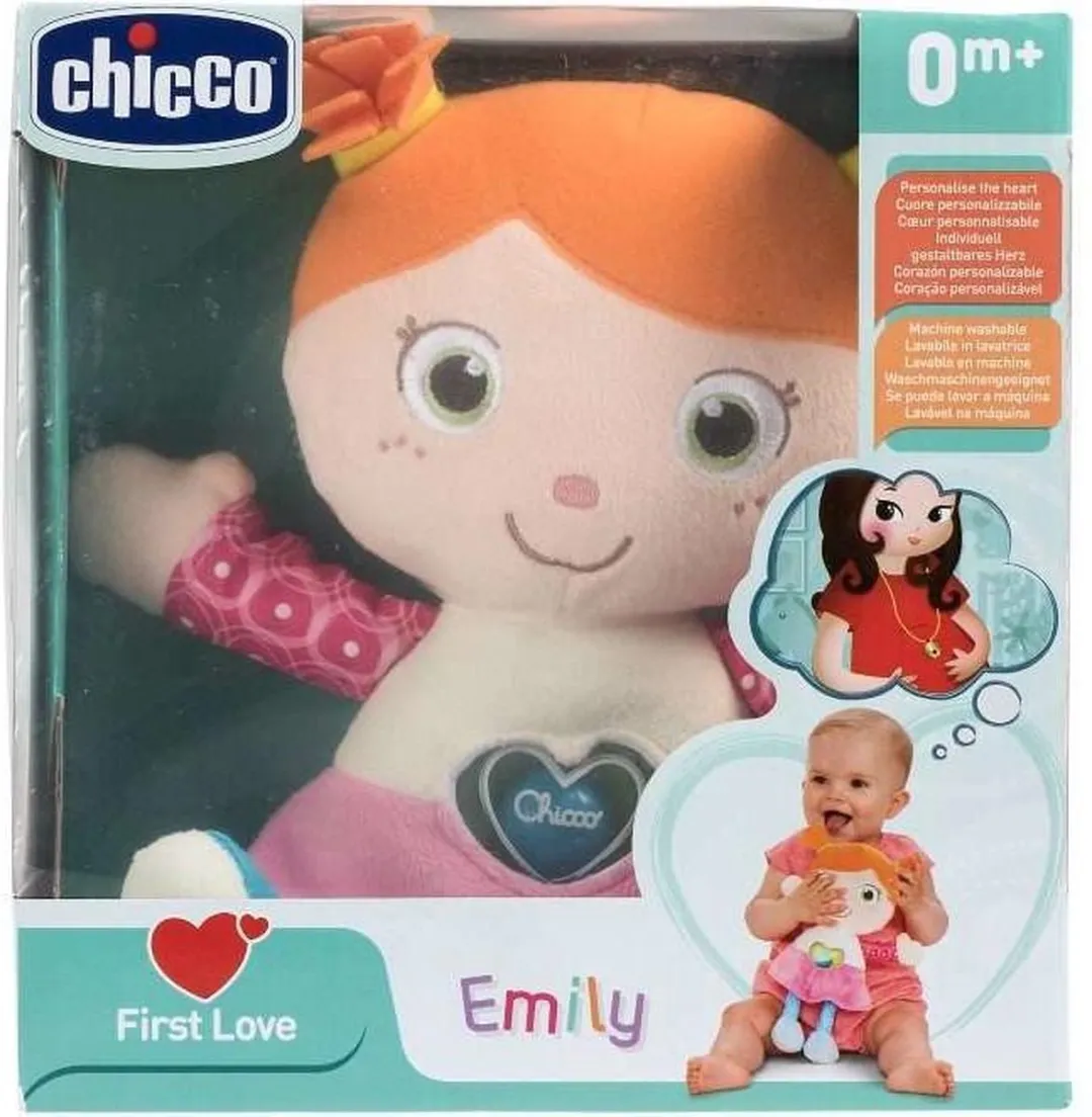 Chicco Knuffel - Groen/Oranje/Rozewit - afbeelding 4 van 4