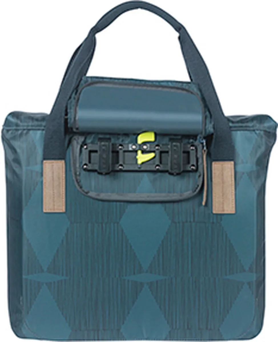 Basil Elegance Fietsshopper Estate Blue - 20L - afbeelding 6 van 6