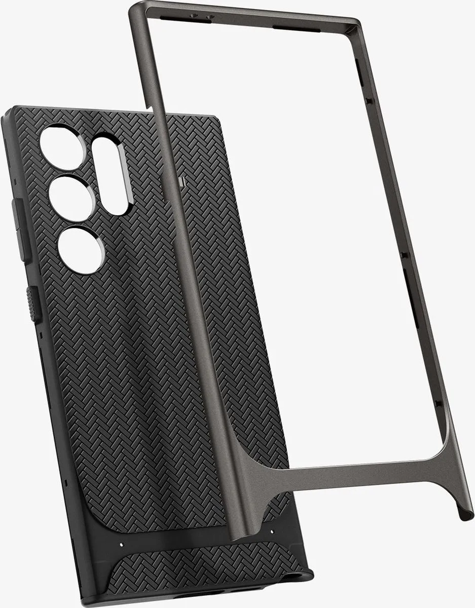 Spigen Neo Hybrid Hoesje Samsung Galaxy S24 Ultra - Grijs