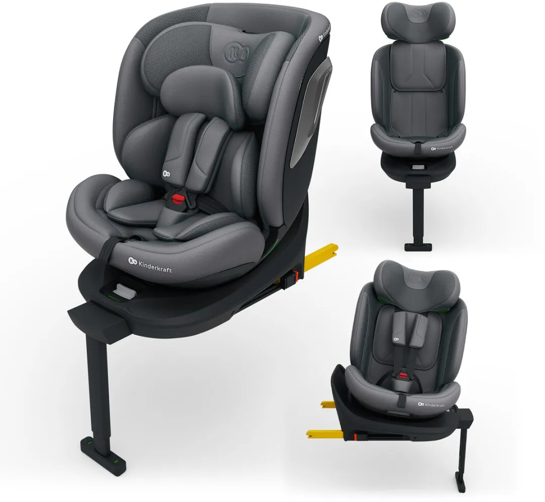 KinderKraft I-360 2 PLUS Autostoel 40-150cm i-Size - Grijs