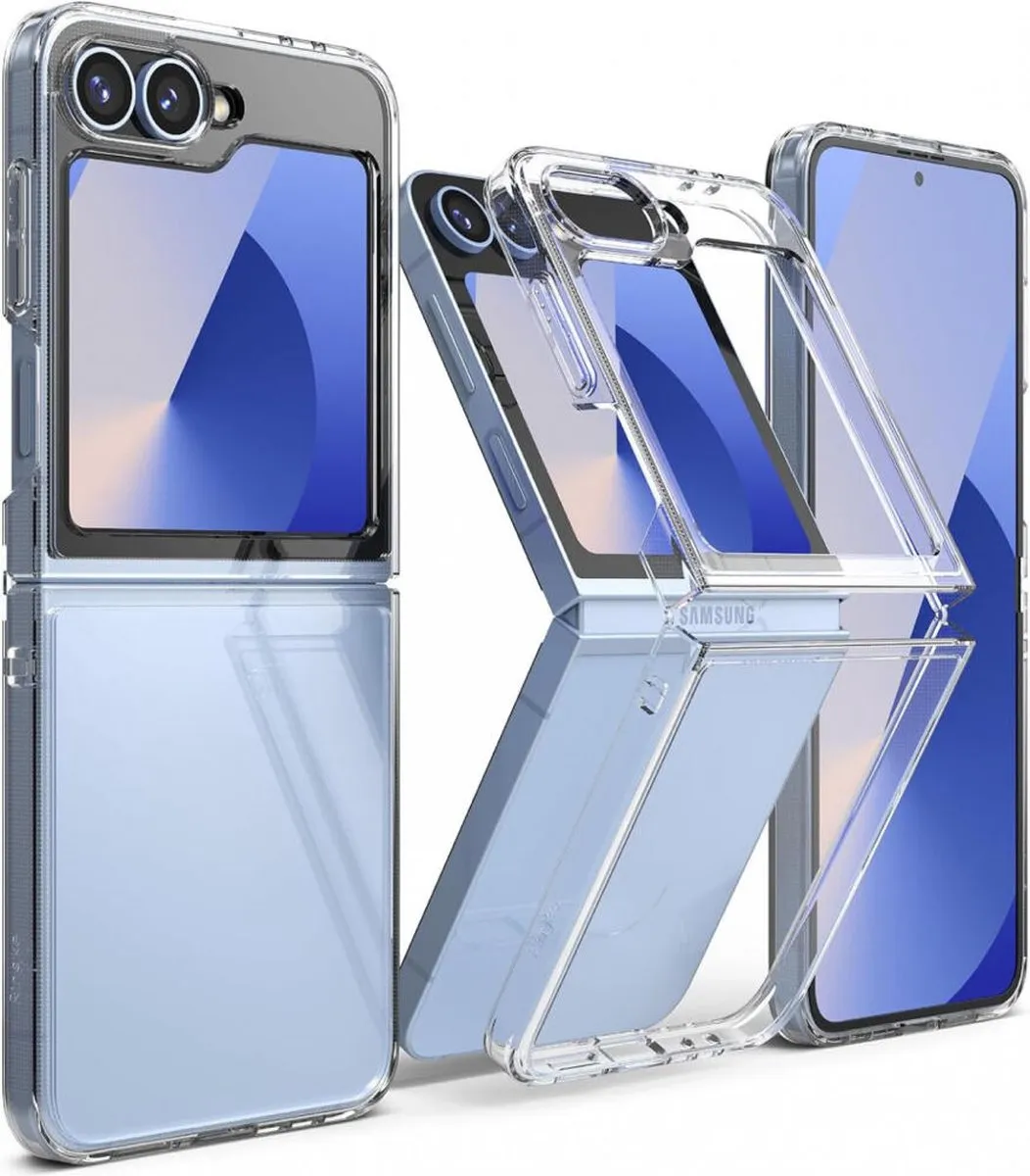Ringke Fusion Hoesje Samsung Galaxy Z Flip 6 - Antikrascoating - Transparant