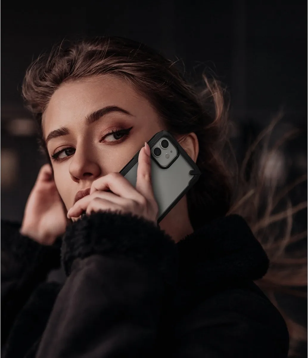 Ringke Fusion X Guard Backcover - iPhone 12 Mini - Zwart