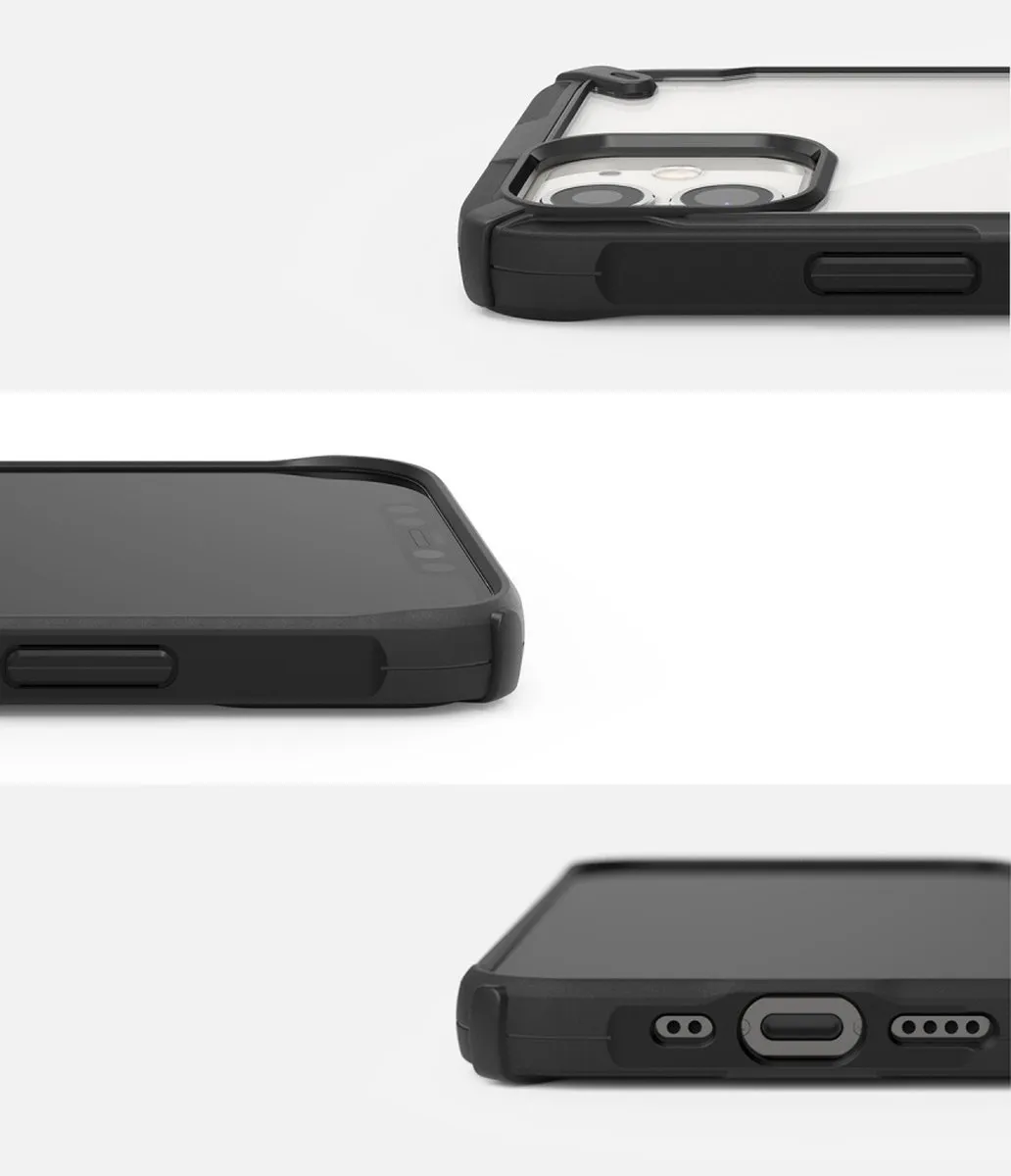 Ringke Fusion X Guard Backcover - iPhone 12 Mini - Zwart