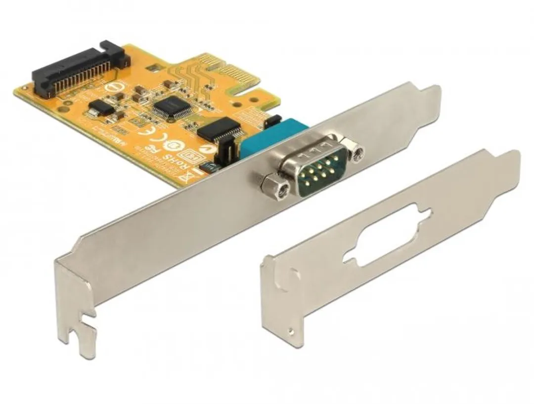 Delock PCIe Kaart 1x Seriële Poort - ESD-bescherming