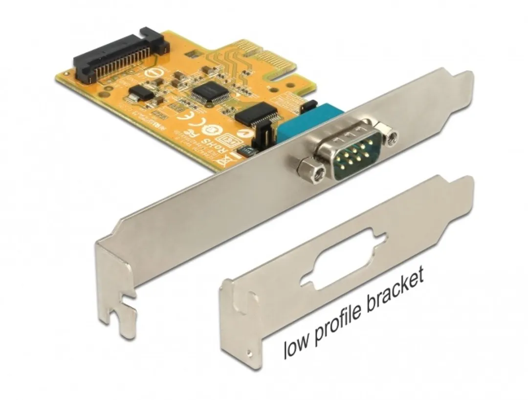 Delock PCIe Kaart 1x Seriële Poort