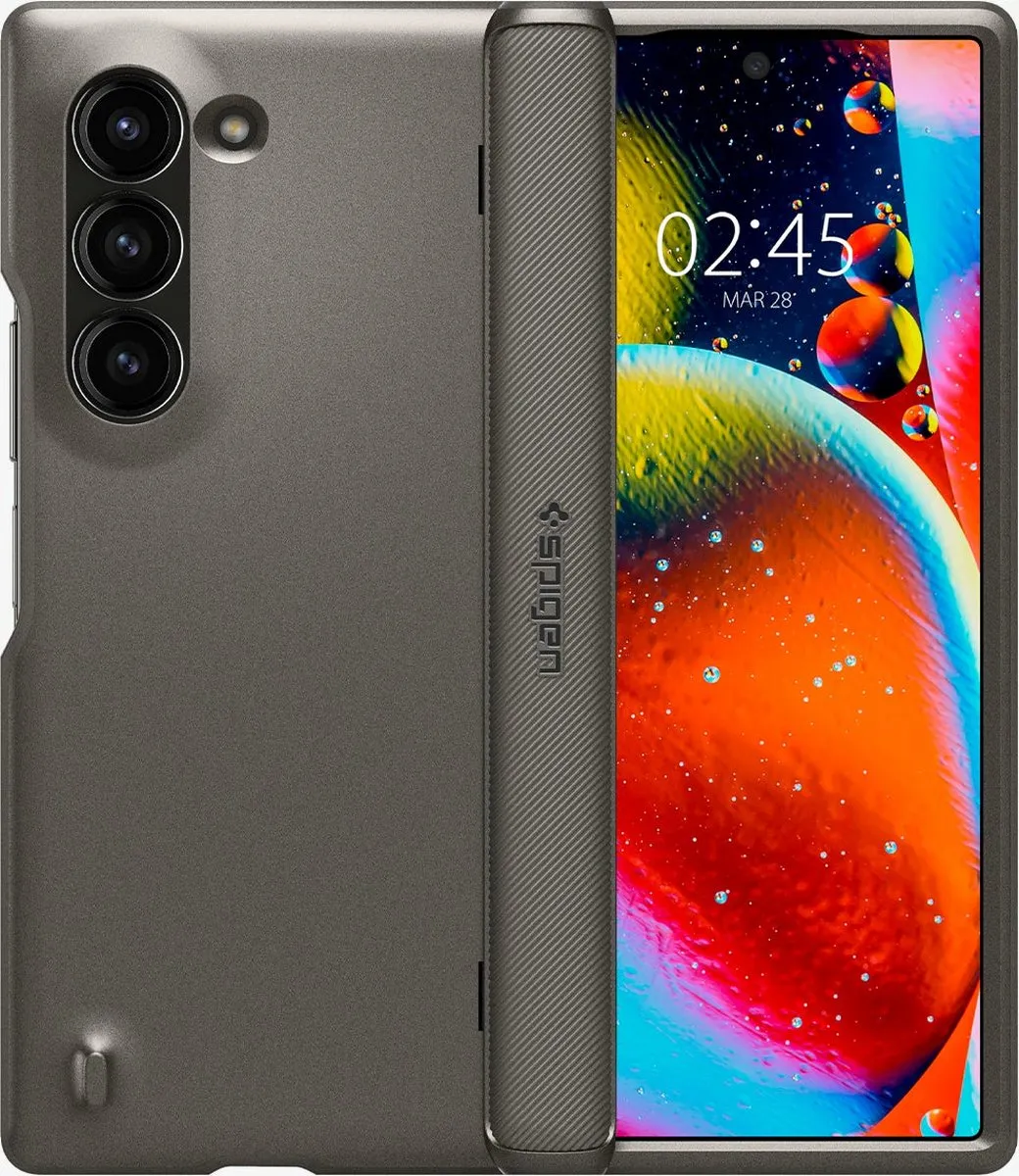 Spigen Slim Armor Pro ACS07821 Hoes - Samsung Galaxy Z Fold 6 - Grijs