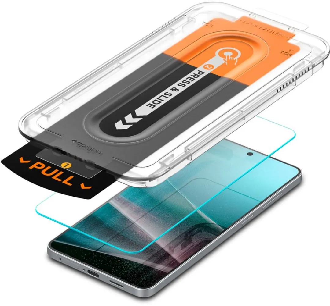 Spigen Glass.Tr Ez Fit Pro Glasbeschermer - Universeel