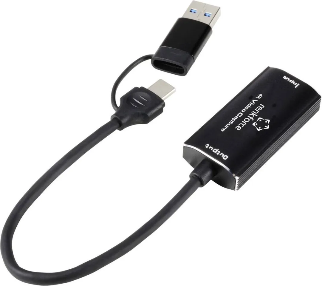 Renkforce RF-4KVC-100 Video Capture System - USB Plug & Play