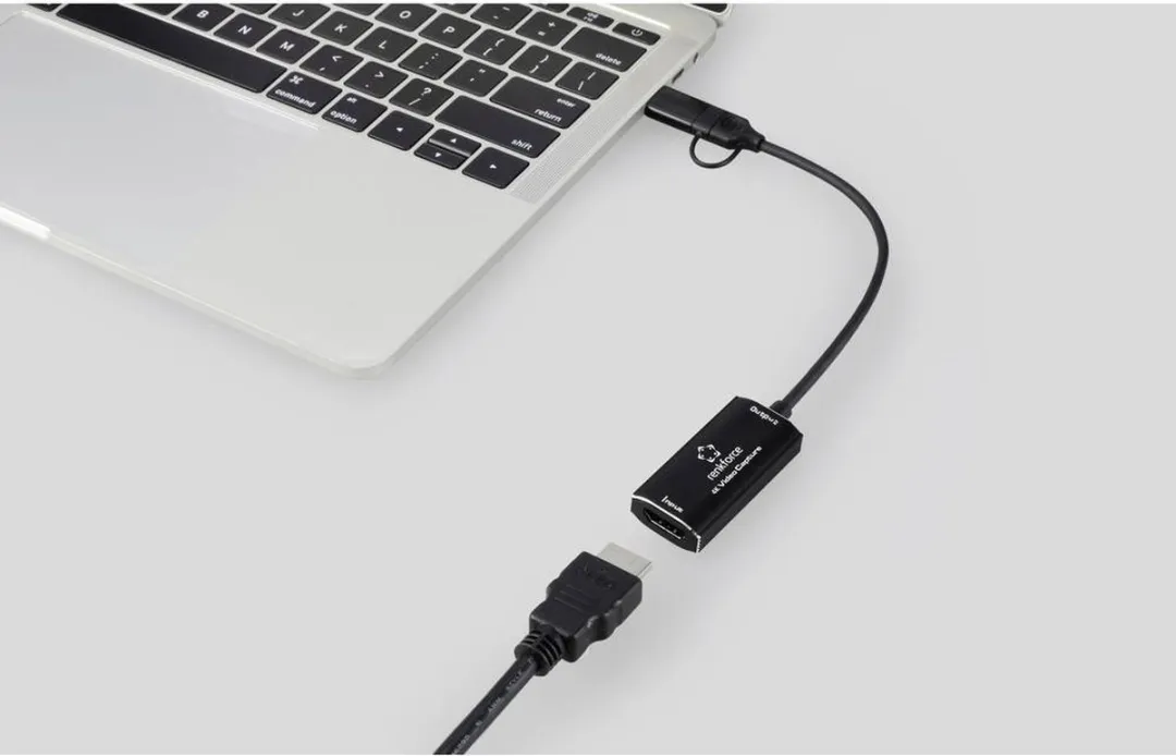 Renkforce RF-4KVC-100 Video Capture System - USB Plug & Play