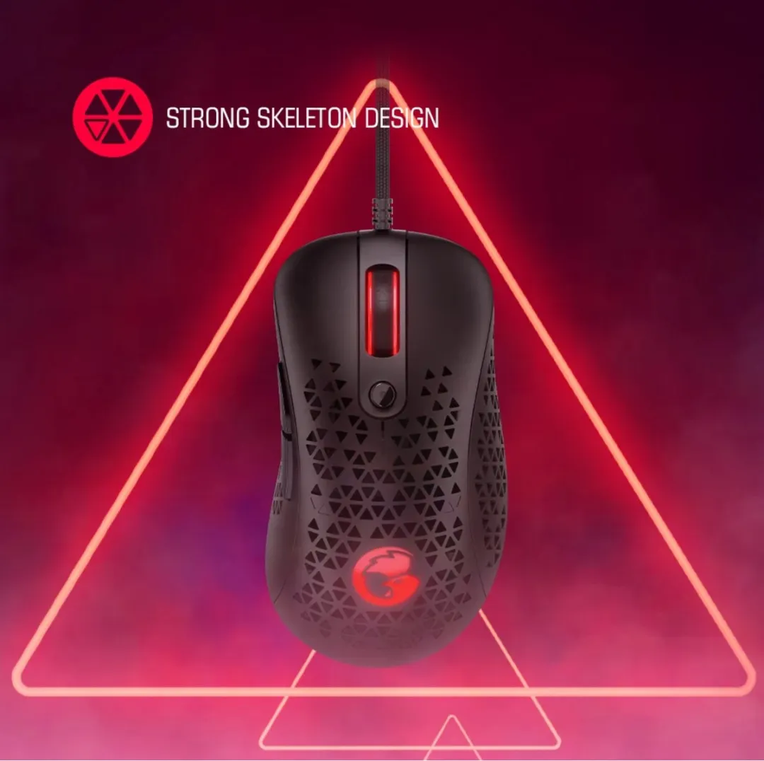 GameSir GM500 Bedrade Gamingmuis - 12.000 DPI - Zwart - afbeelding 6 van 6