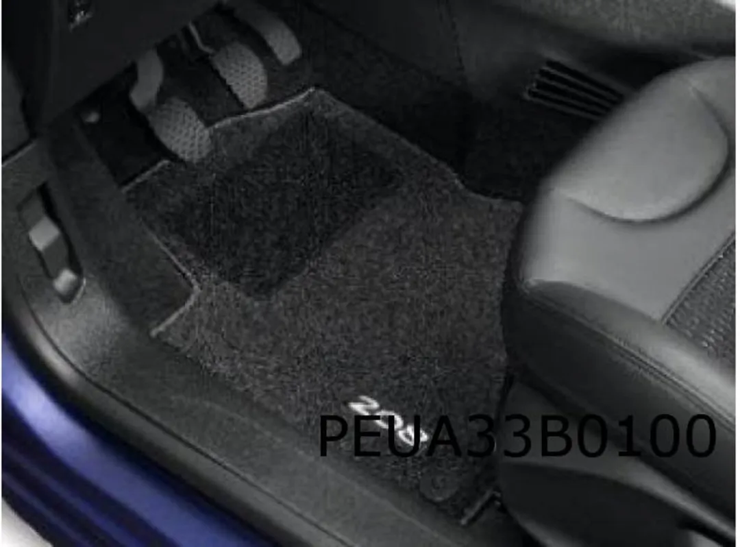 Peugeot 208 Mattenset 4-delig