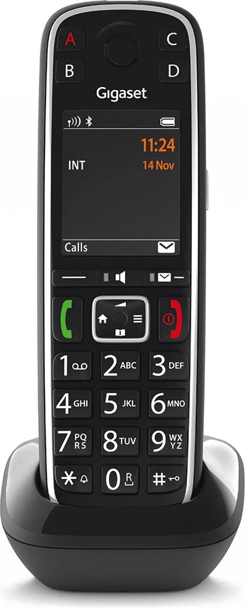 Gigaset E720HX Seniorentelefoon - Handset - 1 Stuks - Zwart