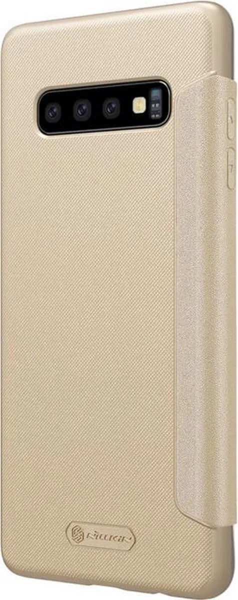 Nillkin New Sparkle Book Case Samsung Galaxy S10 - Goud
