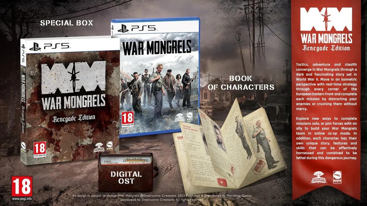 Mindscape War Mongrels Renegade Edition PS5