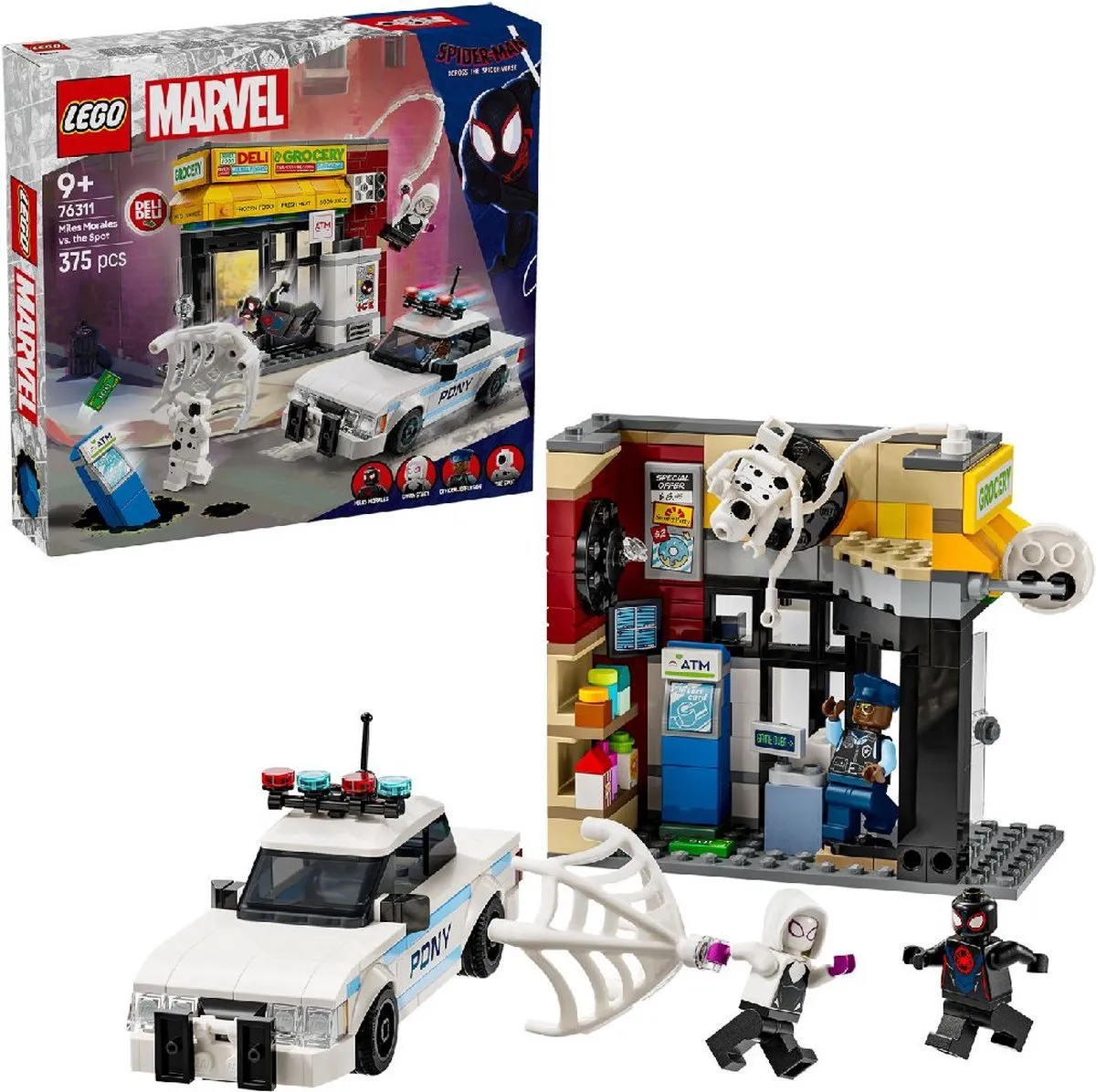 LEGO Marvel Spider-Verse Miles Morales vs. de Spot 76311 - 375 Stukken