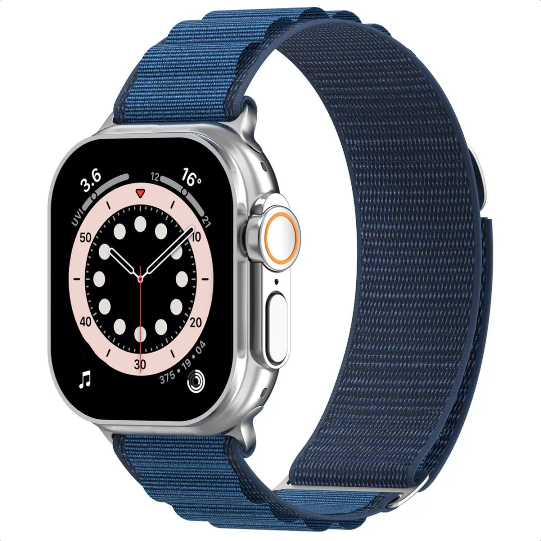 Accezz Nylon Bandje Apple Watch 44-49mm