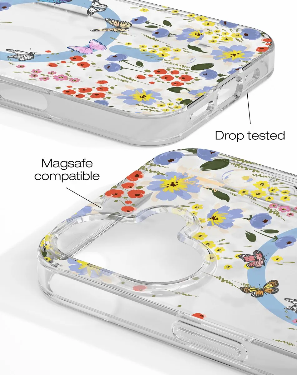 iDeal of Sweden Clear Case iPhone 16 - Artistic Garden - MagSafe - afbeelding 6 van 6