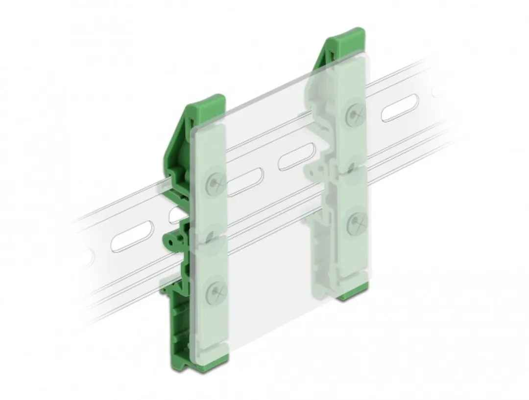 Delock DIN-railclip voor printplaat 85mm