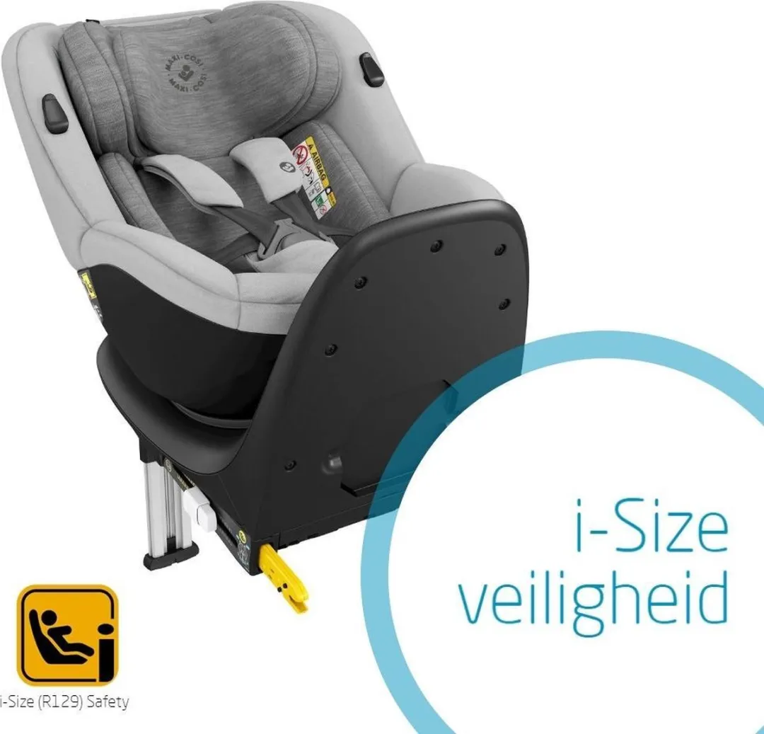 Maxi-Cosi Mica i-Size Autostoeltje 360° draaibaar - Authentic Grey