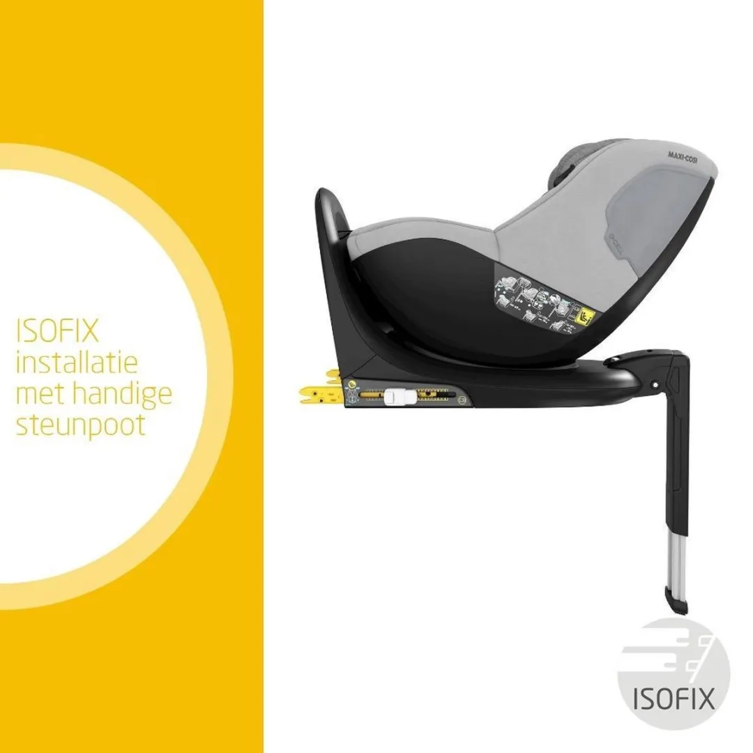 Maxi-Cosi Mica i-Size Autostoeltje 360° draaibaar - Authentic Grey