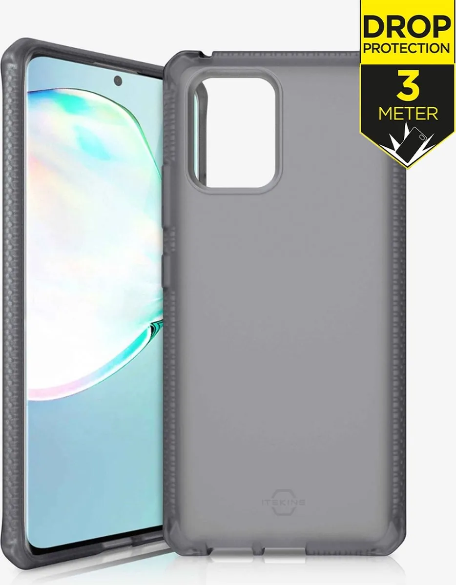 Itskins Spectrum Frost Cover Samsung Galaxy S10 Lite - Zwart - SGSE-SPMFR-BLCK
