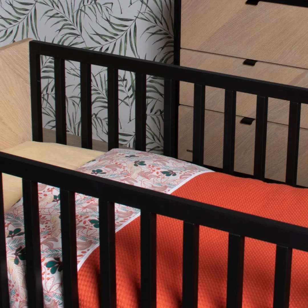 BINK Bedding Pien Wieglaken 75x100cm - Terra