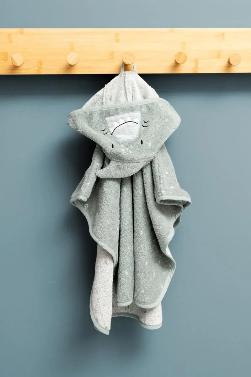 Trixie Poncho Mr. Shark - One Size - Blauw