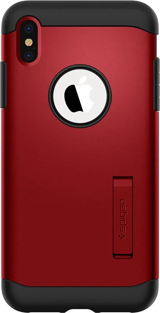 Spigen Slim Armor iPhone Xs Max Hoesje - Rood - 065CS25158