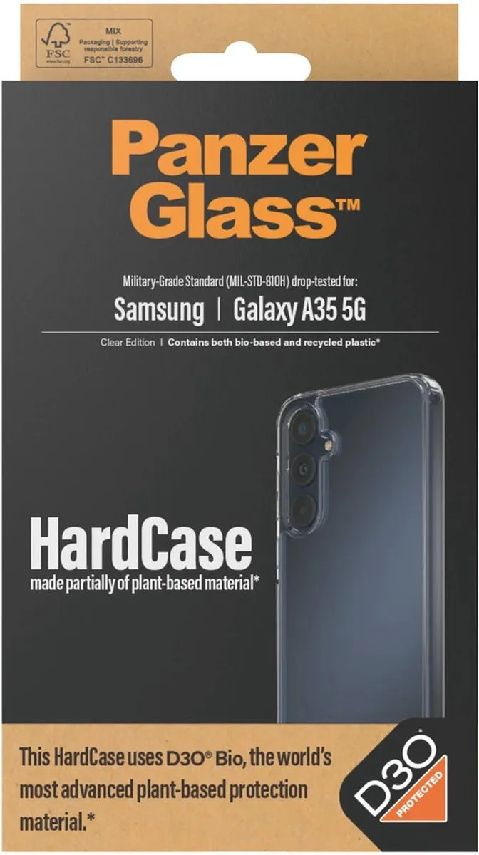 PanzerGlass Samsung Galaxy A35 5G HardCase 0469 - Transparant - afbeelding 4 van 6