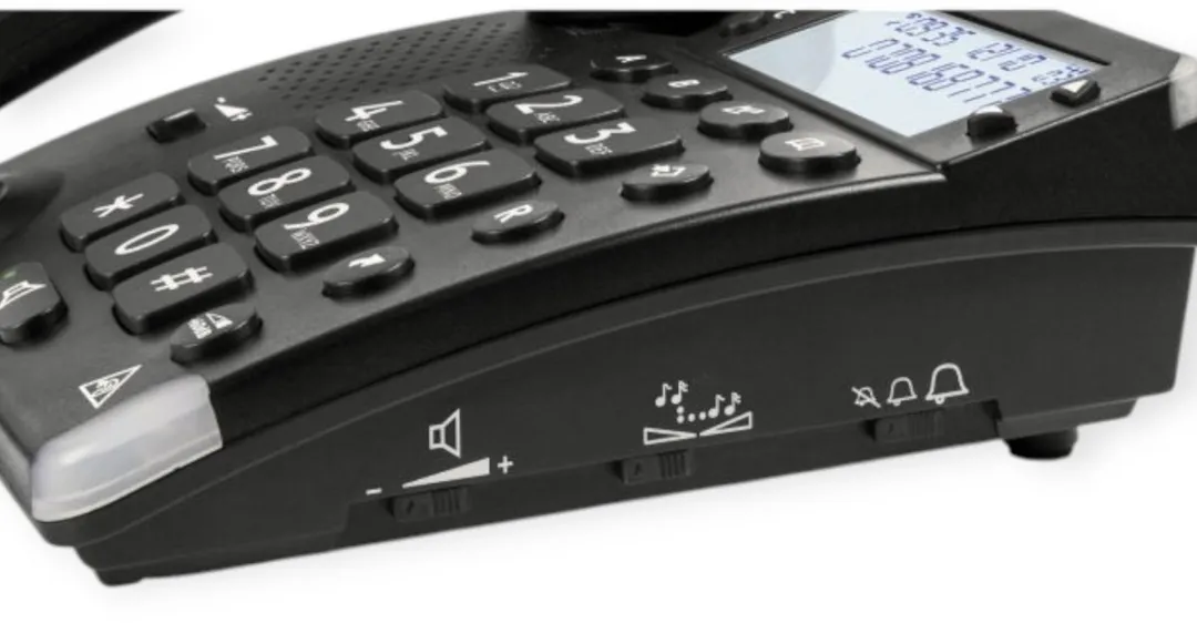 Doro Magna 4000 Analoge Telefoon - Nummerweergave - Zwart