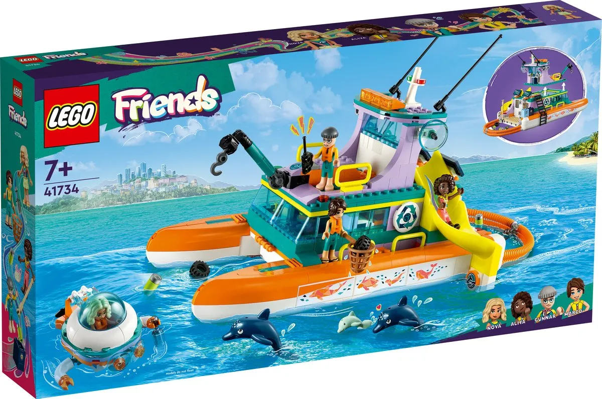 LEGO Friends Reddingsboot 41734 - Multicolor
