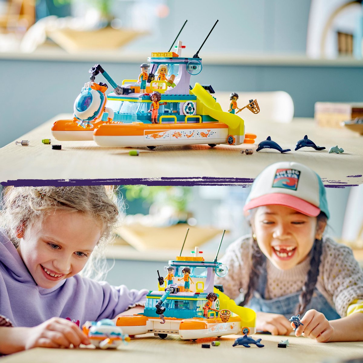 LEGO Friends Reddingsboot op zee Boot Speelgoed Set voor Meisjes en Jongens - 41734