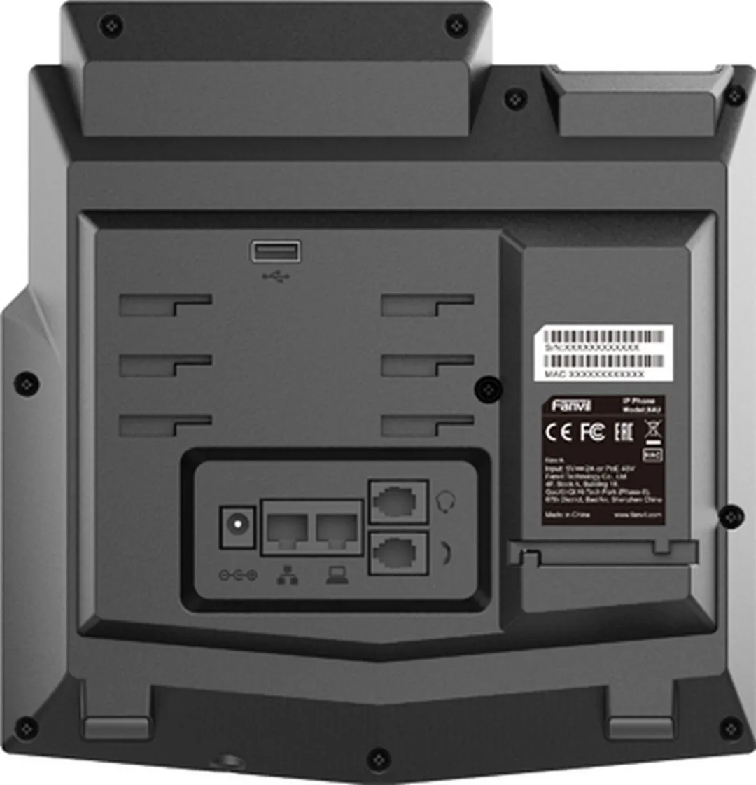 Fanvil X4U V2 VoIP-Telefoon - 2.8" LCD - Zwart - afbeelding 4 van 6