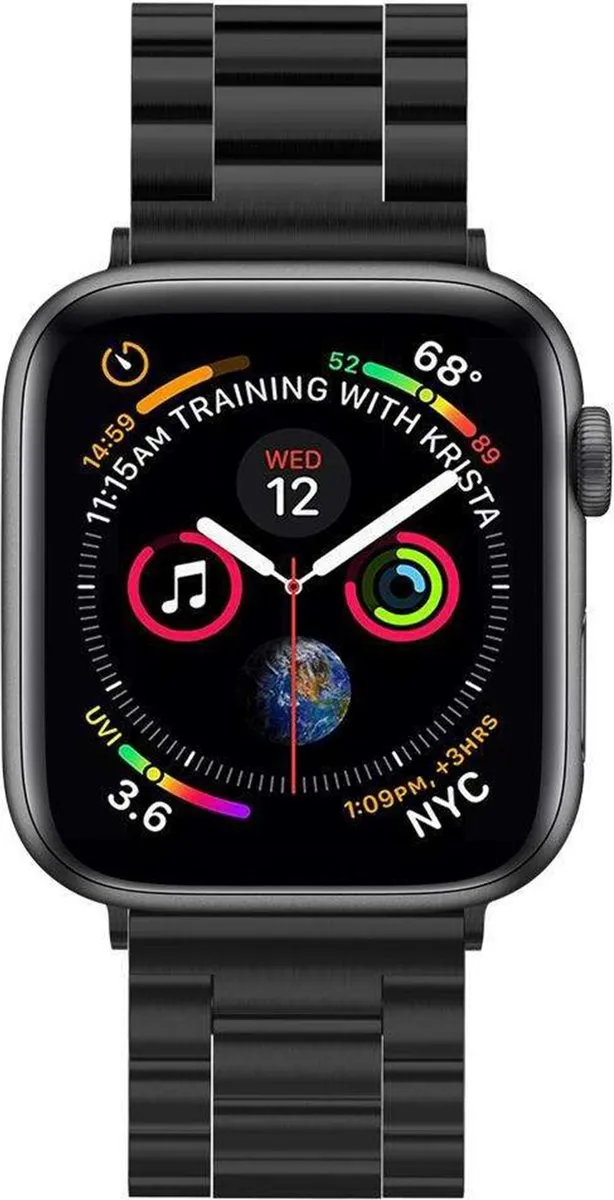 Spigen Modern Fit Armband Apple Watch - One Size - Zwart