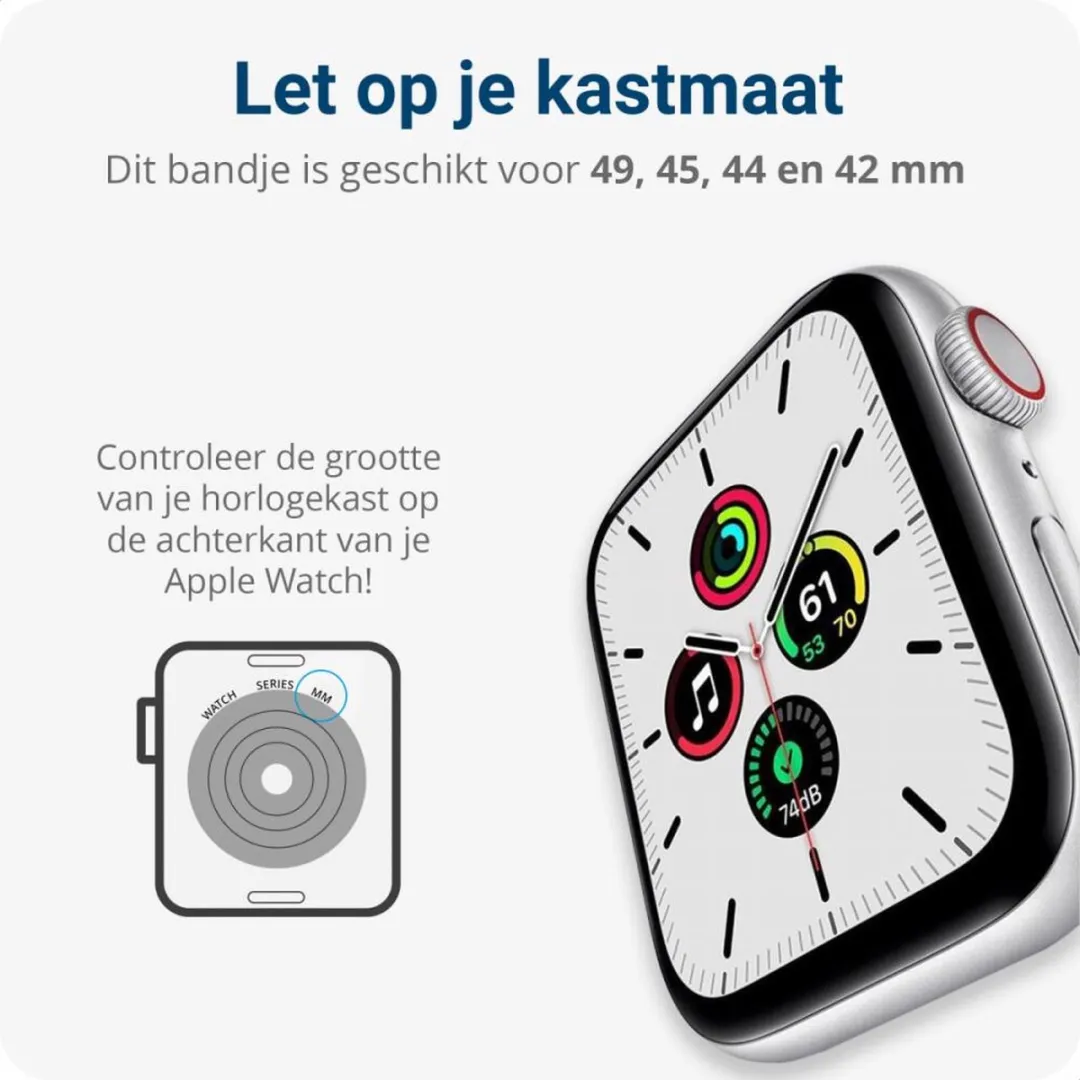Spigen Modern Fit Armband Apple Watch - One Size - Zwart