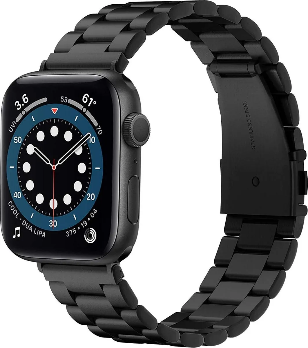 Spigen Modern Fit Armband Apple Watch - One Size - Zwart