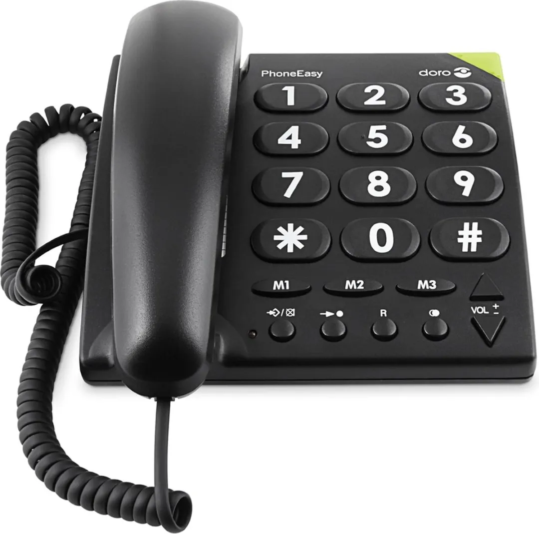 Doro PhoneEasy 311C Vaste Telefoon - Zwart