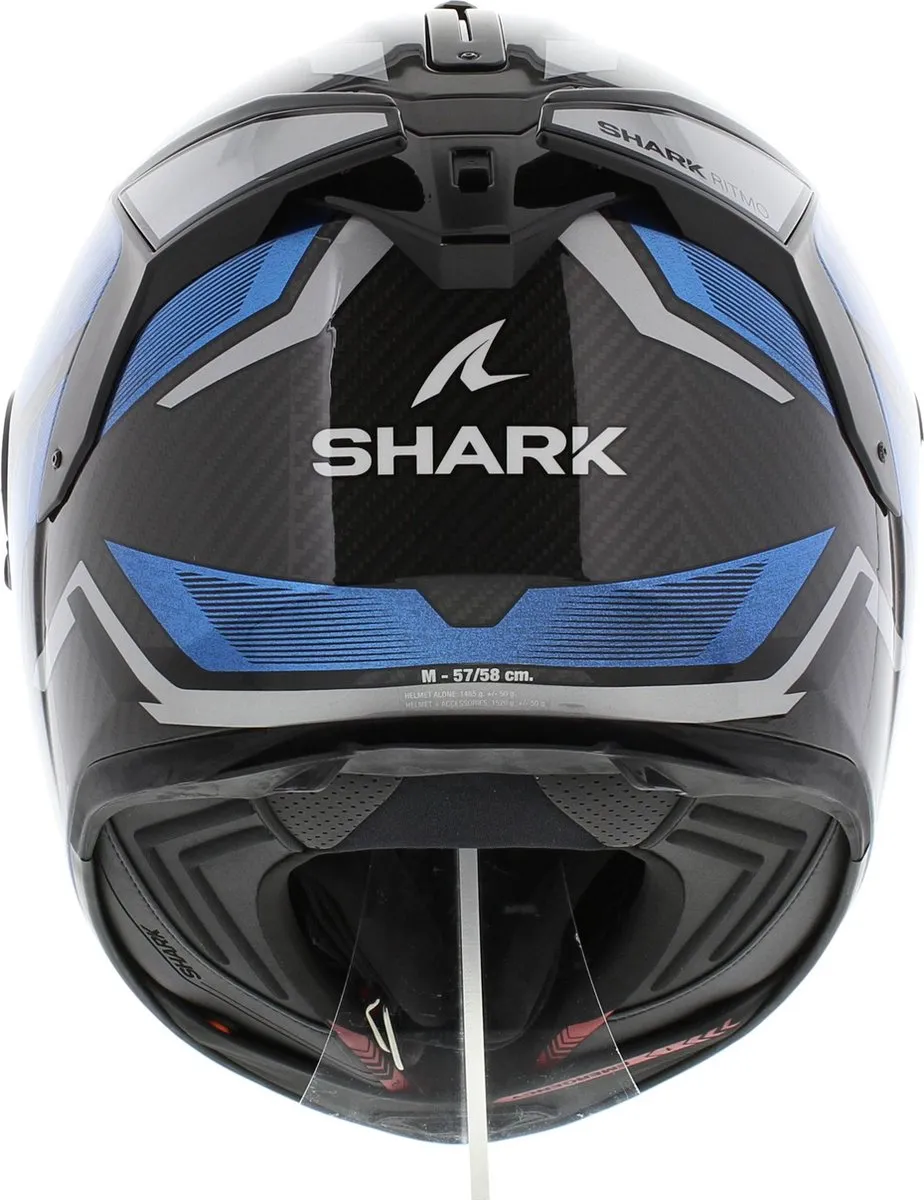 Shark Spartan GT Pro Carbon - XL - Glans zwart/blauw