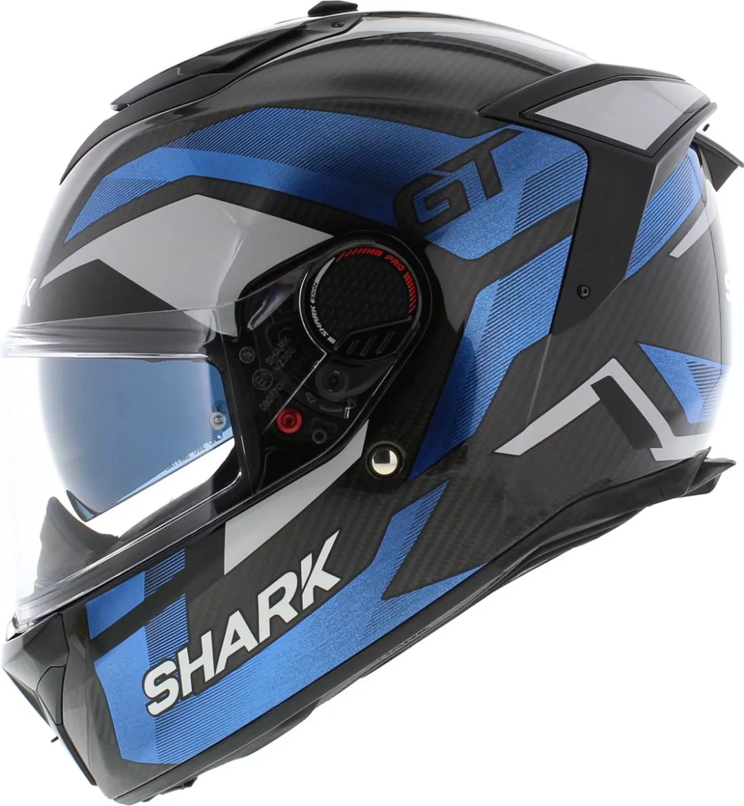 Shark Spartan GT Pro Carbon - XL - Glans zwart/blauw