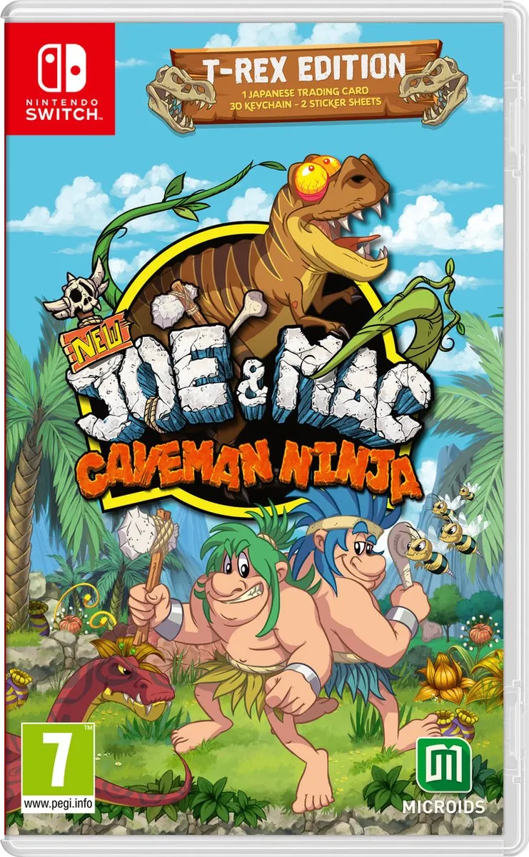 Mindscape New Joe & Mac: Caveman Ninja T-Rex Edition - Switch