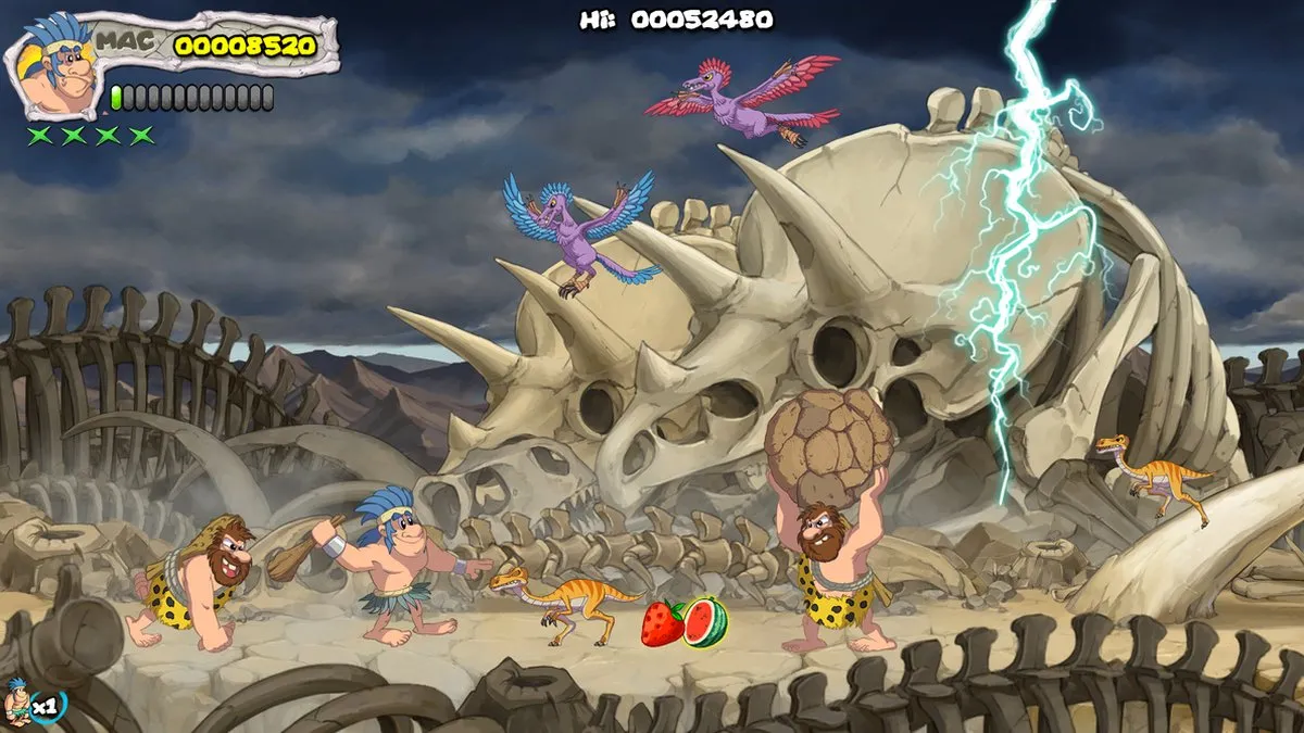 Mindscape New Joe & Mac: Caveman Ninja T-Rex Edition - Switch